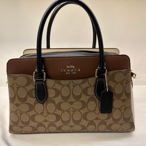 Coach Darcie Carryall Colorblock Signature Canvas